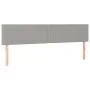 Box spring bed with light gray fabric mattress 180x200 cm by , Beds and slatted bases - Ref: Foro24-3126181, Price: 525,12 €,...
