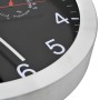 Quartz wall clock hygrometer and thermometer 30 cm black by vidaXL, Wall clocks - Ref: Foro24-50624, Price: 29,21 €, Discount: %
