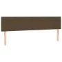 Box spring bed with dark brown fabric mattress 200x200 cm by , Beds and slatted bases - Ref: Foro24-3126672, Price: 600,16 €,...