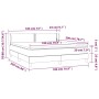 Boxspringbett mit dunkelgrauer Stoffmatratze 180x200 cm von , Betten und Lattenroste - Ref: Foro24-3126742, Preis: 573,02 €, ...