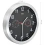 Quartz wall clock hygrometer and thermometer 30 cm black by vidaXL, Wall clocks - Ref: Foro24-50624, Price: 28,75 €, Discount: %