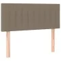 Box spring bed with taupe gray fabric mattress 90x190 cm by , Beds and slatted bases - Ref: Foro24-3126929, Price: 326,59 €, ...