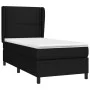 Box spring bed with black fabric mattress 100x200 cm by , Beds and slatted bases - Ref: Foro24-3127863, Price: 336,73 €, Disc...