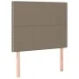 Box spring bed with taupe gray fabric mattress 90x200 cm by , Beds and slatted bases - Ref: Foro24-3128417, Price: 361,71 €, ...
