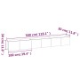 Set de muebles para TV 3 pzas madera contrachapada gris Sonoma