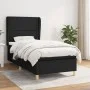 Box spring bed with black fabric mattress 90x200 cm by , Beds and slatted bases - Ref: Foro24-3128415, Price: 307,78 €, Disco...