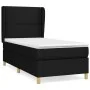 Box spring bed with black fabric mattress 90x200 cm by , Beds and slatted bases - Ref: Foro24-3128415, Price: 307,78 €, Disco...