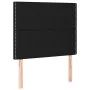 Box spring bed with black fabric mattress 90x200 cm by , Beds and slatted bases - Ref: Foro24-3128415, Price: 307,78 €, Disco...
