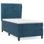 Box spring bed with dark blue velvet mattress 80x200 cm by , Beds and slatted bases - Ref: Foro24-3129121, Price: 310,05 €, D...