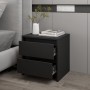Mesita de noche madera de ingeniería negro 45x34,5x44,5 cm de vidaXL, Mesitas de noche - Ref: Foro24-809847, Precio: 43,23 €