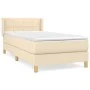 Box spring bed with cream fabric mattress 80x200 cm by , Beds and slatted bases - Ref: Foro24-3130230, Price: 301,93 €, Disco...