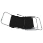 Tumbonas plegables 2 unidades textilene negro de vidaXL, Tumbonas - Ref: Foro24-44338, Precio: 152,00 €, Descuento: %