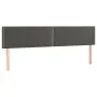 Box spring bed with dark gray velvet mattress 160x200 cm by , Beds and slatted bases - Ref: Foro24-3130908, Price: 498,00 €, ...