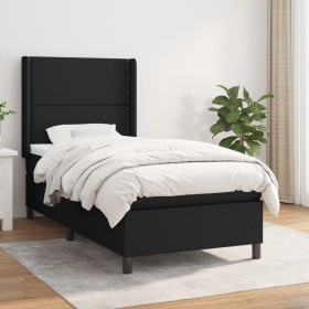Boxspringbett mit schwarzer Stoffmatratze 100x200 cm von , Betten und Lattenroste - Ref: Foro24-3131331, Preis: 347,57 €, Rab...