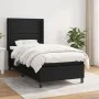 Box spring bed with black fabric mattress 100x200 cm by , Beds and slatted bases - Ref: Foro24-3131331, Price: 336,03 €, Disc...