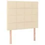 Box spring bed with cream fabric mattress 80x200 cm by , Beds and slatted bases - Ref: Foro24-3131390, Price: 320,49 €, Disco...