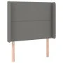 Box spring bed with dark gray fabric mattress 90x200 cm by , Beds and slatted bases - Ref: Foro24-3131882, Price: 348,70 €, D...
