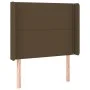 Box spring bed with dark brown fabric mattress 80x200 cm by , Beds and slatted bases - Ref: Foro24-3131868, Price: 314,77 €, ...