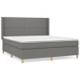 Boxspringbett mit dunkelgrauer Stoffmatratze 180x200 cm von , Betten und Lattenroste - Ref: Foro24-3131930, Preis: 604,73 €, ...