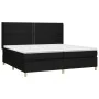 Box spring bed with black fabric mattress 200x200 cm by , Beds and slatted bases - Ref: Foro24-3131939, Price: 638,35 €, Disc...