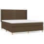 Boxspringbett mit dunkelbrauner Stoffmatratze 180x200 cm von , Betten und Lattenroste - Ref: Foro24-3131932, Preis: 588,50 €,...