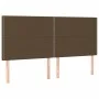 Box spring bed with dark brown fabric mattress 180x200 cm by , Beds and slatted bases - Ref: Foro24-3131932, Price: 577,64 €,...
