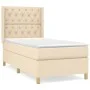 Box spring bed with cream fabric mattress 80x200 cm by , Beds and slatted bases - Ref: Foro24-3132190, Price: 372,64 €, Disco...