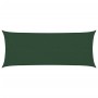 Toldo de vela verde oscuro HDPE 160 g/m² 2x4,5 m