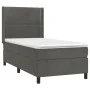 Box spring bed with dark gray velvet mattress 80x200 cm by , Beds and slatted bases - Ref: Foro24-3132586, Price: 322,54 €, D...