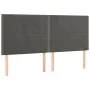 Box spring bed with dark gray velvet mattress 80x200 cm by , Beds and slatted bases - Ref: Foro24-3132586, Price: 322,54 €, D...
