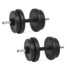 Gusseisen-Hantelset 14-teilig 20 kg von vidaXL, freies Gewicht - Ref: Foro24-91407, Preis: 57,60 €, Rabatt: %