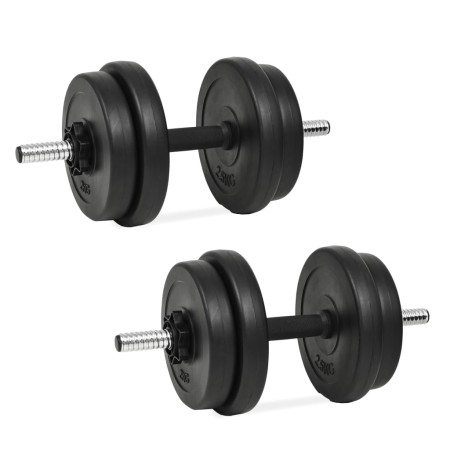 Cast iron dumbbell set 14 pieces 20 kg by vidaXL, free weight - Ref: Foro24-91407, Price: 67,97 €, Discount: %