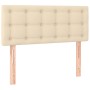 Boxspringbett mit Matratze und LED-Cremestoff 80x200 cm von , Betten und Lattenroste - Ref: Foro24-3133994, Preis: 290,16 €, ...
