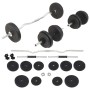 Satz Stangen und Gewichte 30 kg von vidaXL, freies Gewicht - Ref: Foro24-91400, Preis: 117,30 €, Rabatt: %