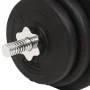 Juego de barras y pesas 30 kg de vidaXL, Peso libre - Ref: Foro24-91400, Precio: 92,13 €, Descuento: %