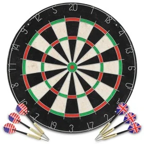 Professionelles Sisalziel mit 6 Darts von vidaXL, Dartspiele - Ref: Foro24-91459, Preis: 69,14 €, Rabatt: %