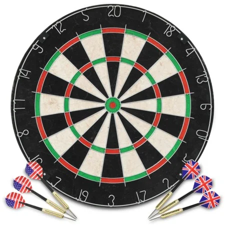 Professionelles Sisalziel mit 6 Darts von vidaXL, Dartspiele - Ref: Foro24-91459, Preis: 69,14 €, Rabatt: %