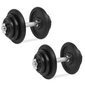 Cast iron dumbbell set 18 pieces 40 kg by vidaXL, free weight - Ref: Foro24-91411, Price: 191,46 €, Discount: %