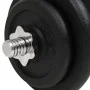 Cast iron dumbbell set 18 pieces 40 kg by vidaXL, free weight - Ref: Foro24-91411, Price: 191,46 €, Discount: %