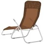 Folding sun loungers, 2 units, gray taupe textilene by vidaXL, Loungers - Ref: Foro24-44341, Price: 133,97 €, Discount: %