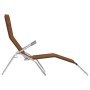 Folding sun loungers, 2 units, gray taupe textilene by vidaXL, Loungers - Ref: Foro24-44341, Price: 137,42 €, Discount: %