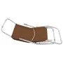Folding sun loungers, 2 units, gray taupe textilene by vidaXL, Loungers - Ref: Foro24-44341, Price: 133,97 €, Discount: %