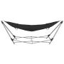 Hängematte mit schwarzem Klappständer von vidaXL, Hängematten - Ref: Foro24-44365, Preis: 92,41 €, Rabatt: %