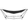 Hamaca con soporte plegable negra de vidaXL, Hamacas - Ref: Foro24-44365, Precio: 94,31 €, Descuento: %