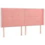 Box spring bed with mattress and LED pink velvet 160x200 cm by , Beds and slatted bases - Ref: Foro24-3139516, Price: 529,39 ...