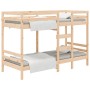 Litera de madera maciza de pino 90x190 cm de , Camas y somieres - Ref: Foro24-3139839, Precio: 224,09 €, Descuento: %