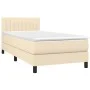 Box spring bed with cream fabric mattress 80x200 cm by , Beds and slatted bases - Ref: Foro24-3140174, Price: 305,05 €, Disco...