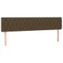 Box spring bed with dark brown fabric mattress 200x200 cm by , Beds and slatted bases - Ref: Foro24-3140884, Price: 614,20 €,...