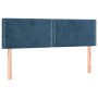 Cama box spring con colchón terciopelo azul oscuro 140x190 cm de , Camas y somieres - Ref: Foro24-3141243, Precio: 407,12 €, ...