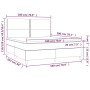 Boxspringbett mit schwarzer Stoffmatratze 180x200 cm von , Betten und Lattenroste - Ref: Foro24-3142275, Preis: 607,83 €, Rab...
